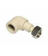 На фото Hi-Therm PP-R elbow 90° with union nut